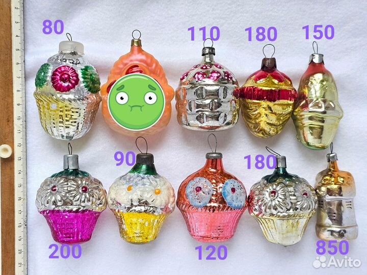 Елочные игрушки СССР, ГДР и прочие 14