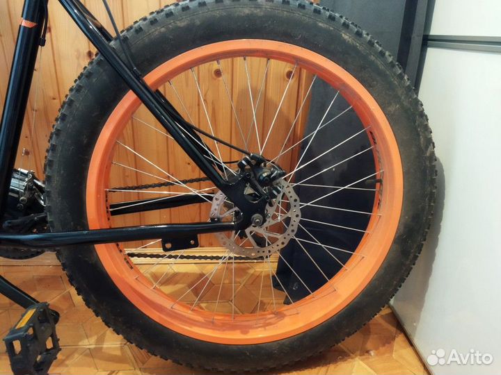 Велосипед фэтбайк Black One Monster d-26 20