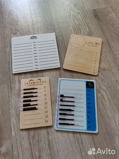 Бокс с планшетами для ресниц