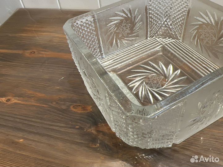 Конфетница /салатник хрусталь СССР
