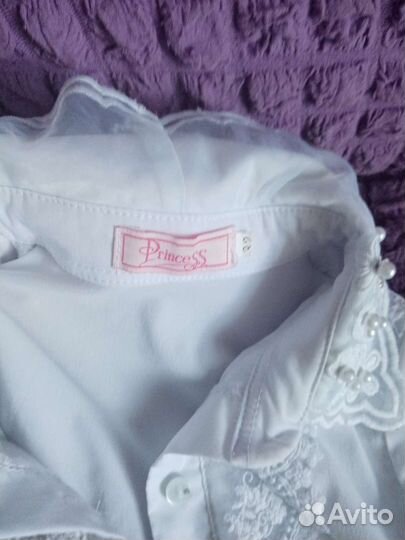 Блузка белая для девочки