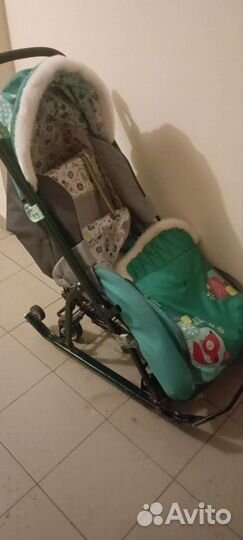 Санки коляска ника