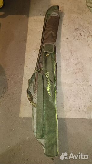 2 удочки в чехле Aquatic с японским спиннингом б/у