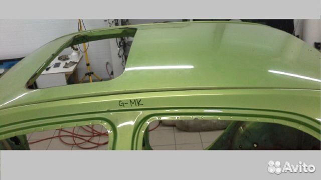 Крыша Geely MK зелёная
