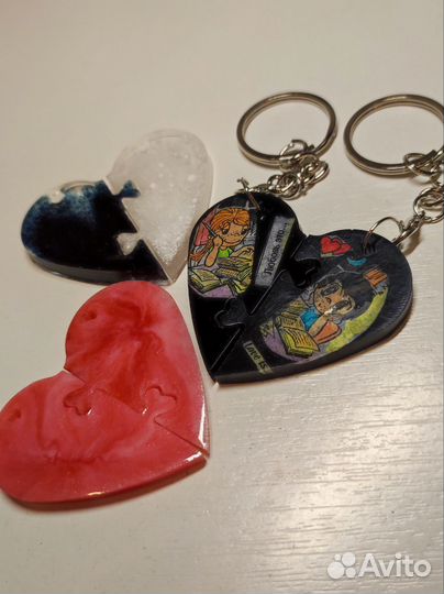 Парные брелки для ключей