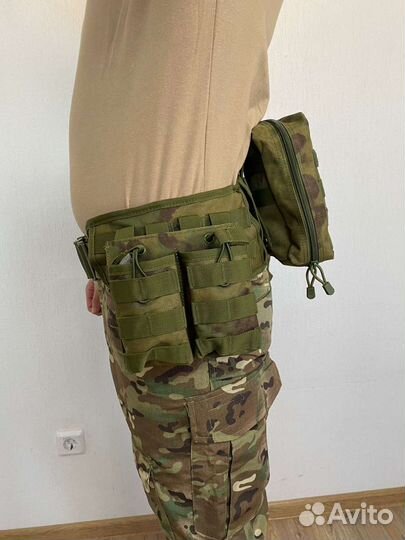 Разгрузочный тактический пояс Attack Мох