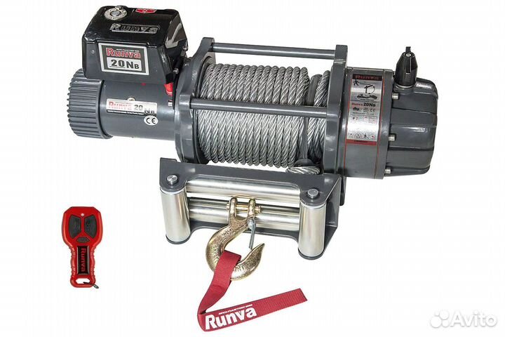 Лебедка для эвакуатора Runva EWB 20000S 24V