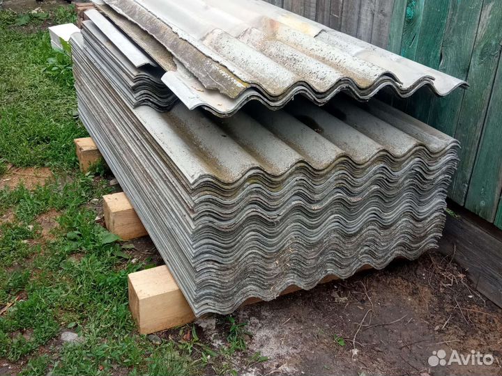 Шифер волновой бу