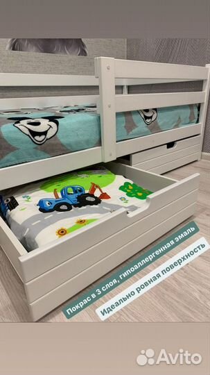 Детская кровать массив