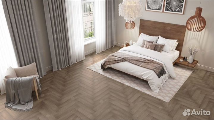 Alpine floor Light Parquet SPC ламинат дуб насыщен