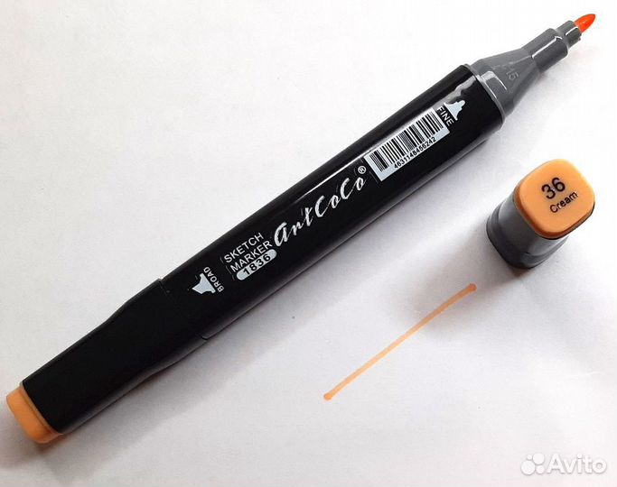 Маркеры для скетчинга двухсторонние в чехле 30 шт