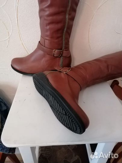 Сапоги женские натуральная кожа