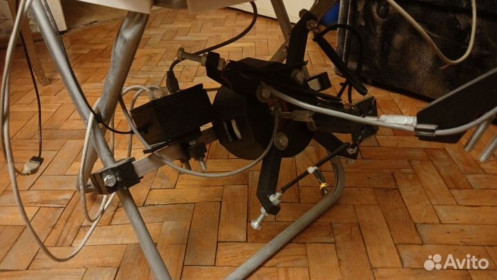 Джойстик (рус), подвес, стул, педали для авиасимул