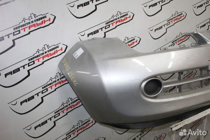 Бампер nissan march AK12 BK12 BNK12 K12 YK12 F2022CT08A 2 модель передний серебро, C41 TA751Z