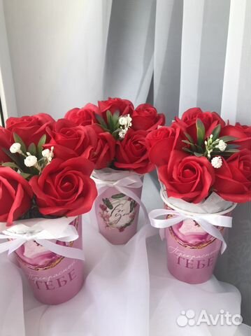 Мыльные розы цветы