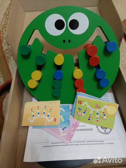 Детские развивающие игрушки деревянные
