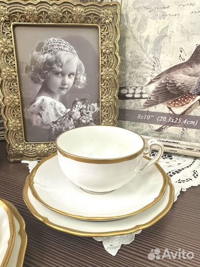 Чайное трио от немецкой мануфактуры KPM