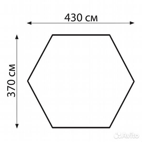 Пол для палатки-Шатра SOL Mosquito 6 (370*430) TRA