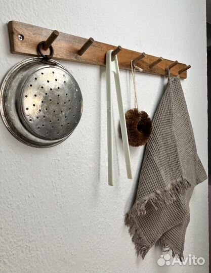 Вешалка настенная деревянная манго HM home