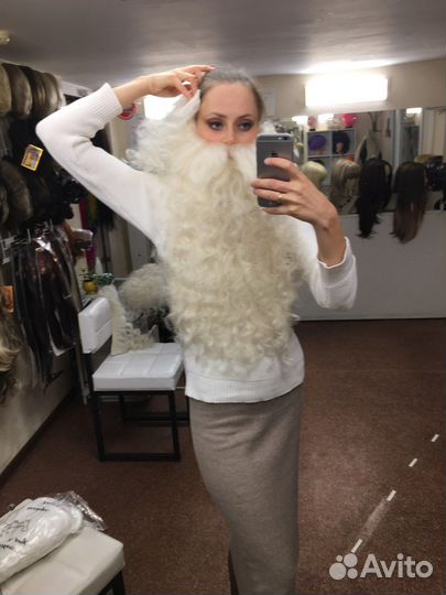 Натуральная борода Деда Мороза, сарлык