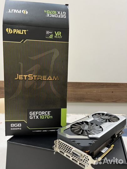 Видеокарта Palit gtx 1070 Ti JetStream