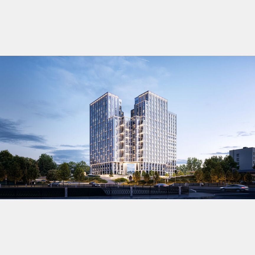 2-к. апартаменты, 47,2 м², 16/20 эт.