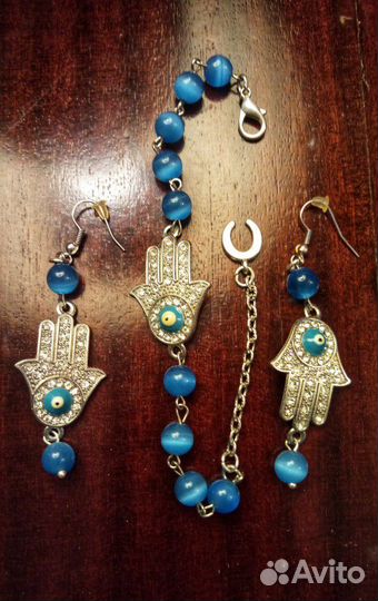 Серьги и браслет