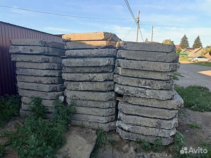 Плиты дорожные бу 3х1 20
