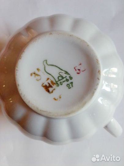 Молочник фарфор СССР