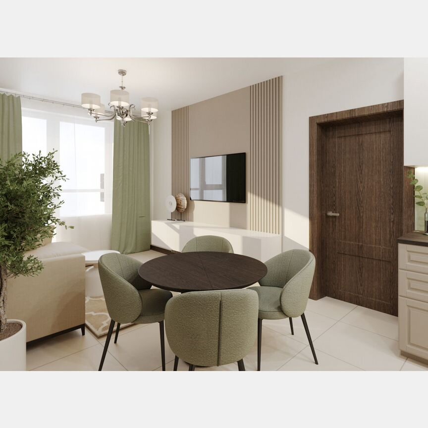2-к. квартира, 56 м², 2/12 эт.
