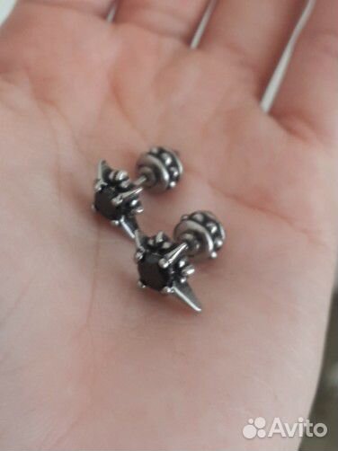 Серьги у2к унисекс + vibe