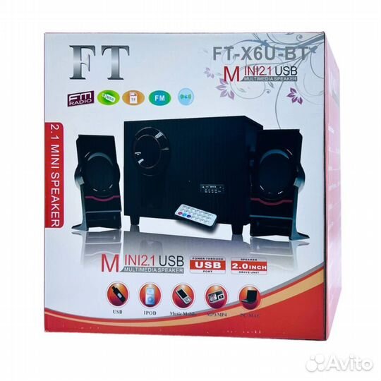 Активная акустич. система FT-X6U-BT 2.1 bluetooth