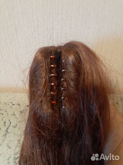 Хвост шиньон на крабе