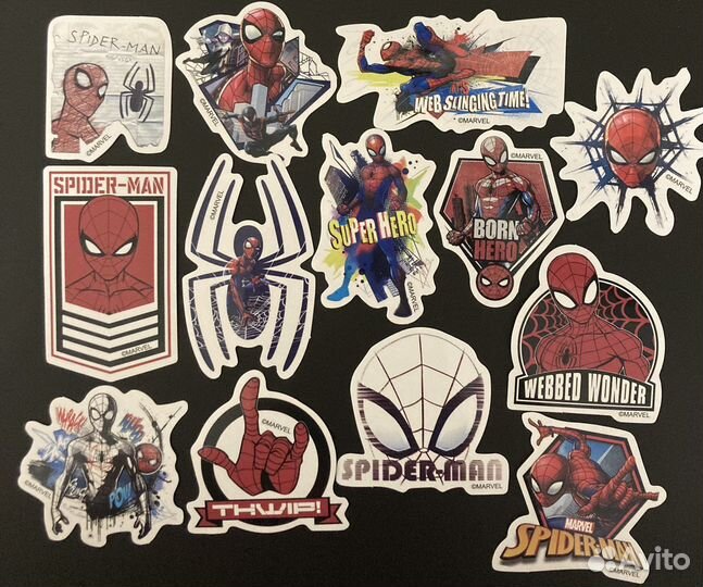 Наклейки Человек-Паук (Spider-man). Marvel