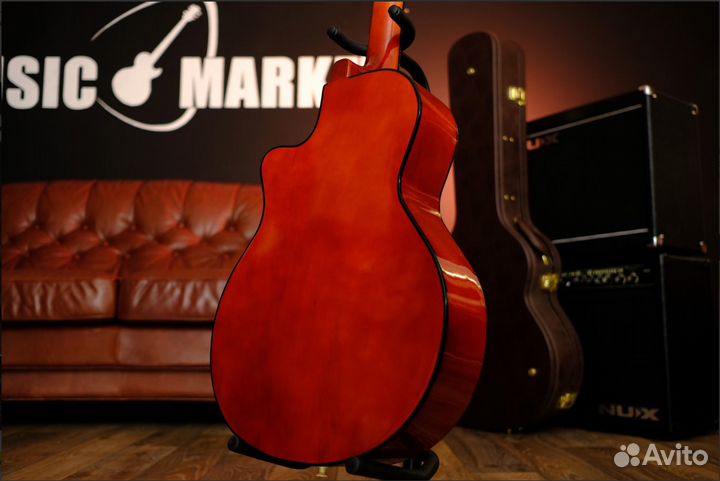 Новая акустическая гитара с анкером cowboy 3810C N