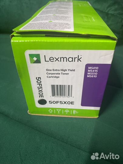 Картридж lexmark 50f5x0e