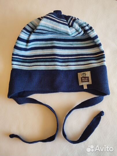 Шапка на завязках для мальчика новая