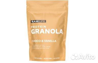 Протеиновая гранола,запеченные мюсли,без сахара