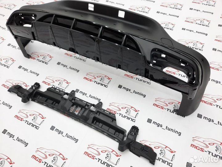 Диффузор на GLC-Coupe c253 рест. Стиль 63 AMG