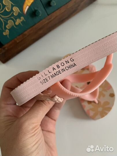 Сланцы Шлепки детские Billabong оригинал 14см