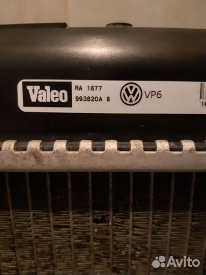 Радиатор охлаждения volkswagen seat skoda audi