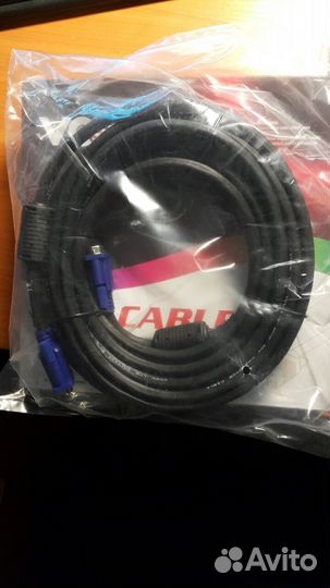 Кабель VGA vcom 10м