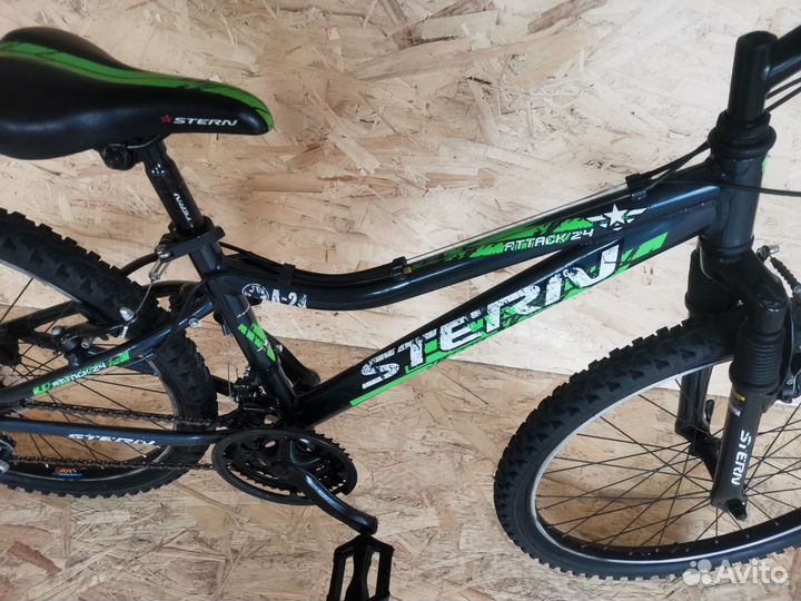 Подростковый алюминиевый велосипед stern attack 24