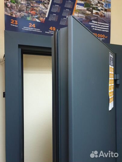 Дверь с терморазрывом уличная