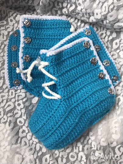 Пинетки сапожки на брейсы в наличии