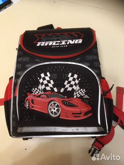 Рюкзак школьный для мальчика grizzly легкий узкий