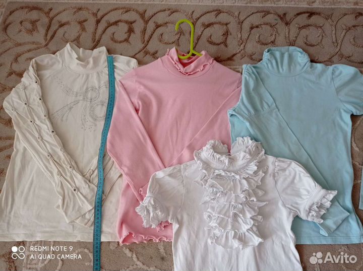 Блузка- водолазка школьная