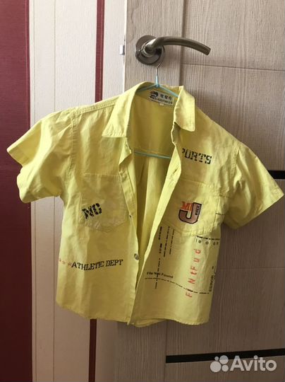 Рубашки на мальчика 116 122