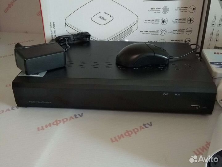 Видеонаблюдение 13 камер с микрофоном 4Мп Dahua