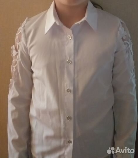 Белые блузки для школы